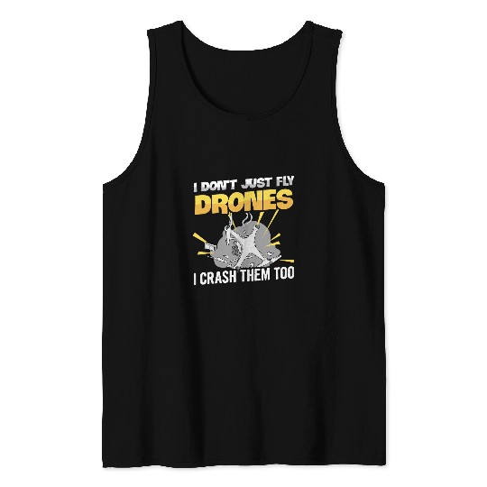 Drone Flying Design for a Quadrocopter Hobby Pilot 1 Tank Tops