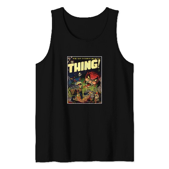 Halloween Horror ghosts Vampire Monster vintages Comic Book Tank Tops
