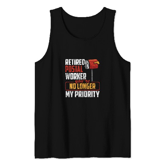 Retired Postal Worker Postman 1 Tank Tops