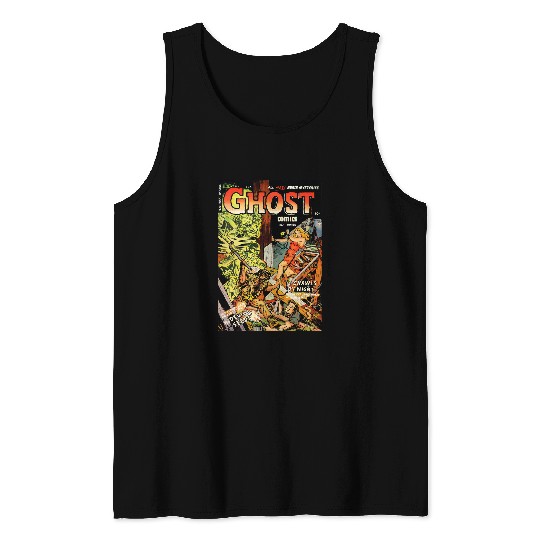 Halloween Horror vintages ghosts MonsterComic Book Retro Tank Tops
