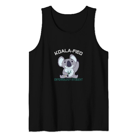 Entomology Student Koalafied Qualified Bug Insect Tank Tops