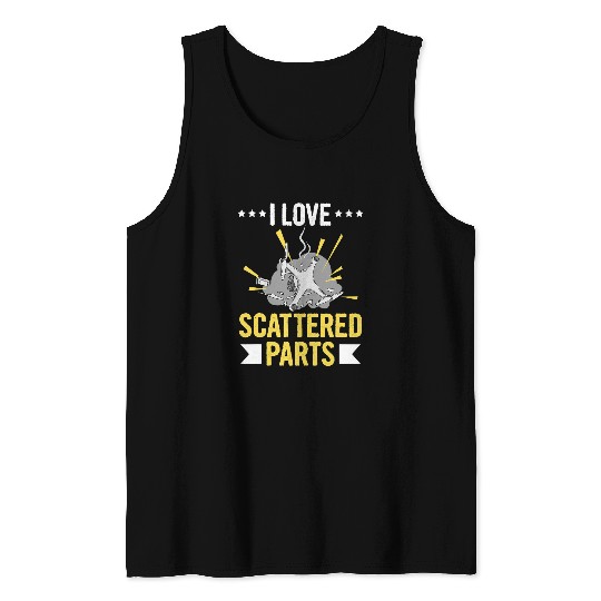 Drone Flying Quote for a Quadrocopter Pilot Tank Tops