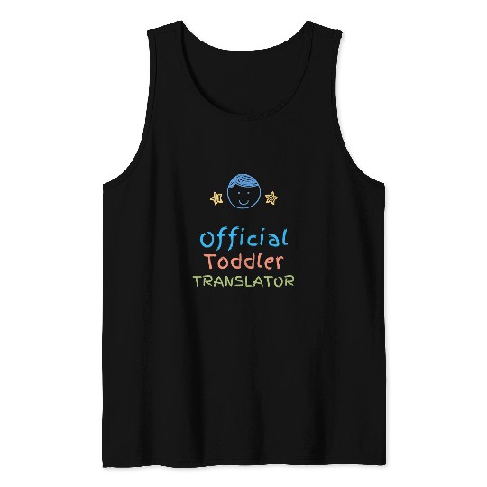 Official Toddler Translator Tank Tops