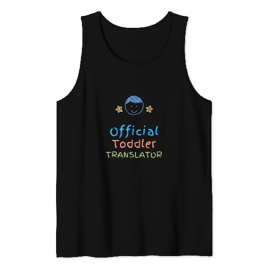 Official Toddler Translator Tank Tops
