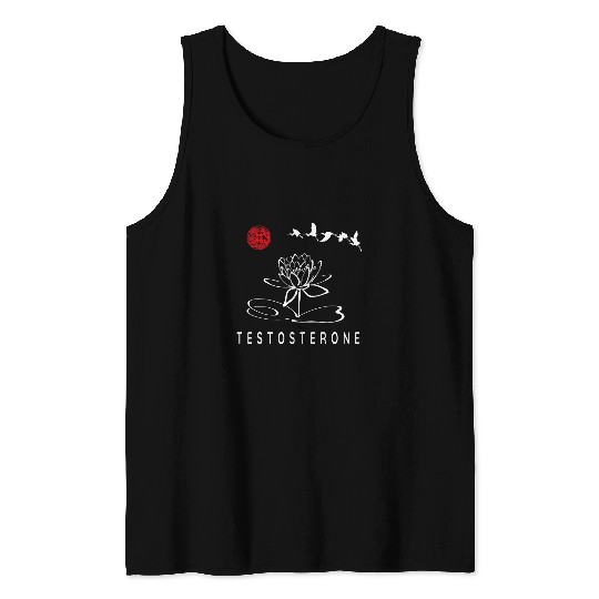 Testosterone Therapy Classic Lotus Healers Design Tank Tops