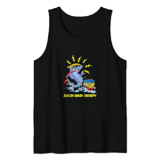 ElectoShark Therapy 2024 Election Battery Boat Electric Tank Tops