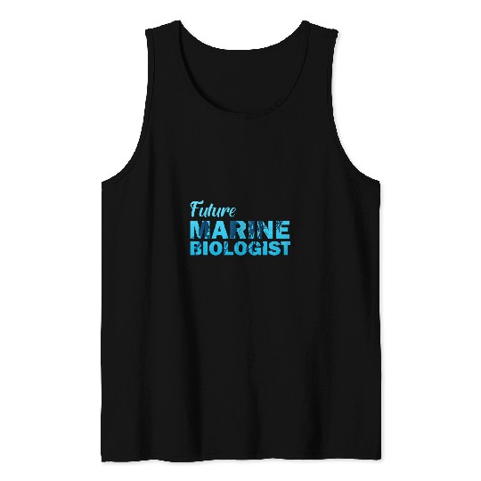 Future Marine Biologist Ocean Student Biology 1 Tank Tops