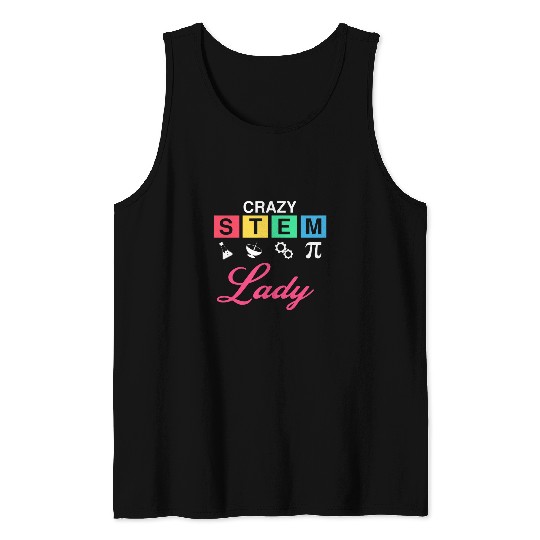 Womens Steminist Science Designs for Female Stem Scientist 6 Tank Tops