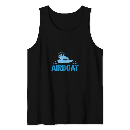 Airboat Florida Everglades vintages Tank Tops
