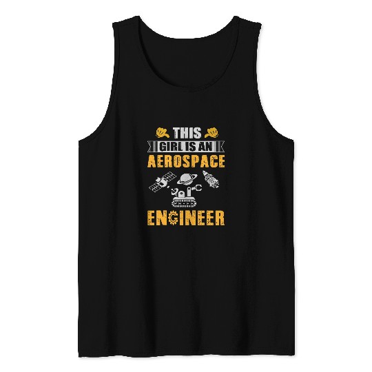 This Is Girl Aerospace Engineer Funny Engineering Women Tank Tops