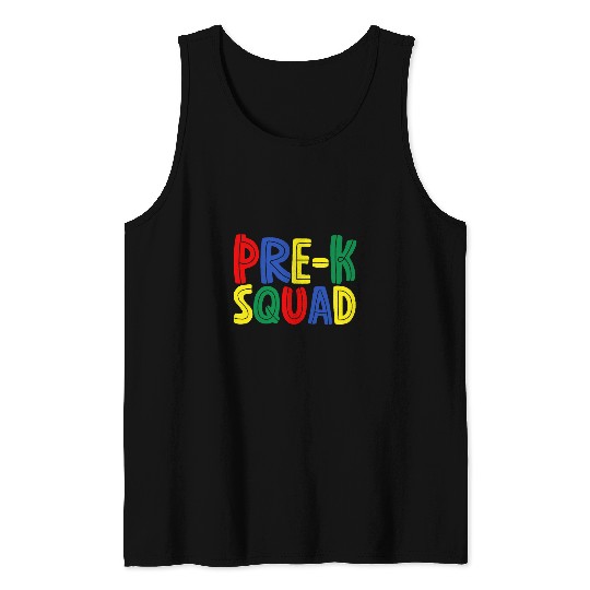 Team PreK Back To School Pre Kindergarten Teacher Student 2 Tank Tops