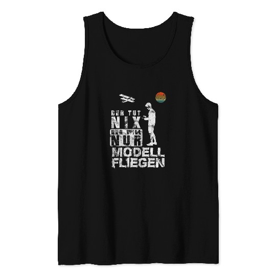 Evolution Model Flight Retro vintages Model Aeroplane Drone Tank Tops