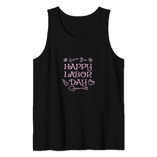 Union Strong Worker Tools hard work Labor Day Gift Men Women Tank Tops