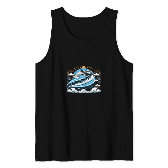 Future Pilot Elevate Your Dreams At Flight School Designs 17 Tank Tops