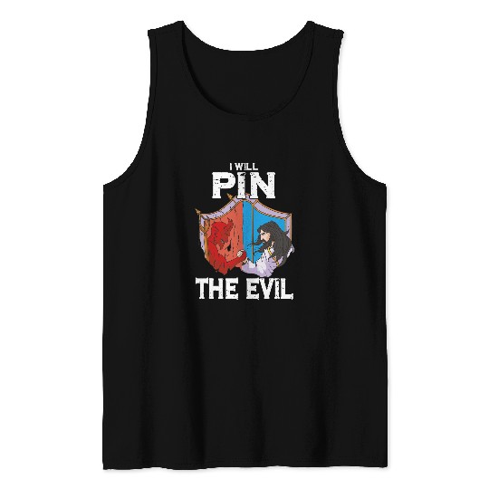 Arm Wrestler I Will Pin The Evil Arm Wrestling Tank Tops