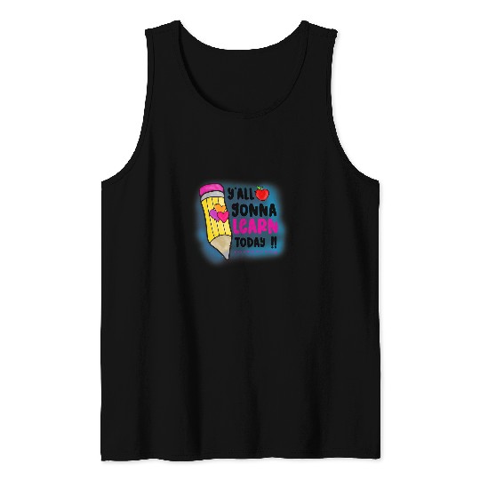 Great teacher teacher teacher school college student 4 Tank Tops