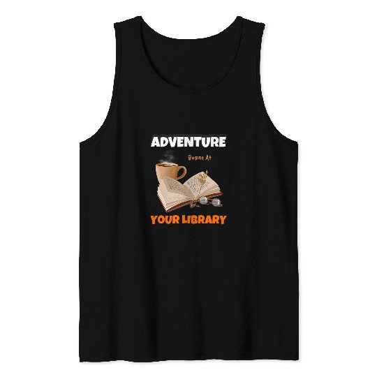 Adventure Begins At Your Library Summer Reading Program 2024 8 Tank Tops