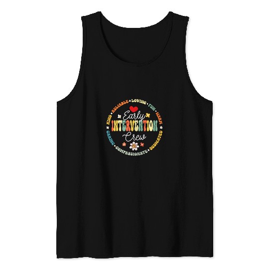 Intervention Teacher Team Early Intervention Crew Tank Tops