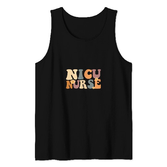 NICU nurses ICU Retro Nursing Neonatal Intensive Care Unit Tank Tops