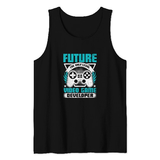 Future Video Game Developer Cool Game Designer Gifts Tank Tops