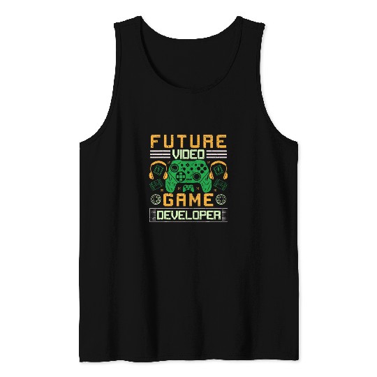 Future Video Game Developer Programmer Coding Gamer Tank Tops