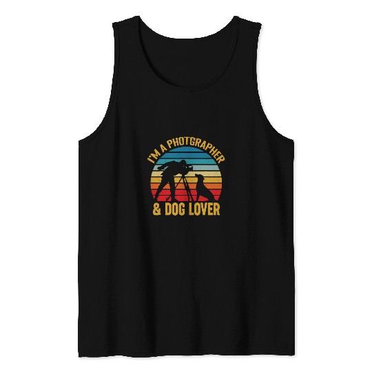 Photograph Photography Lover Im A Photographer Dog Lover Tank Tops