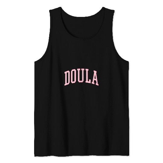 Doula Midwife Cute Preppy Pink Womens Birth Worker Tank Tops