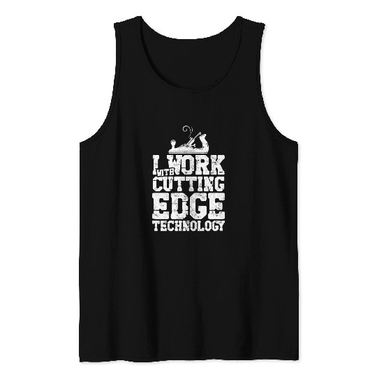 Wood Carving Woodworking for Carpenter Chainsaw Woodworker Tank Tops