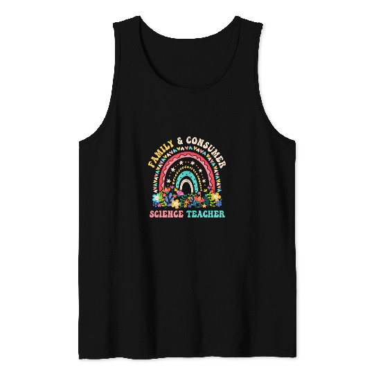 Family And Consumer Science Teacher Floral Tank Tops