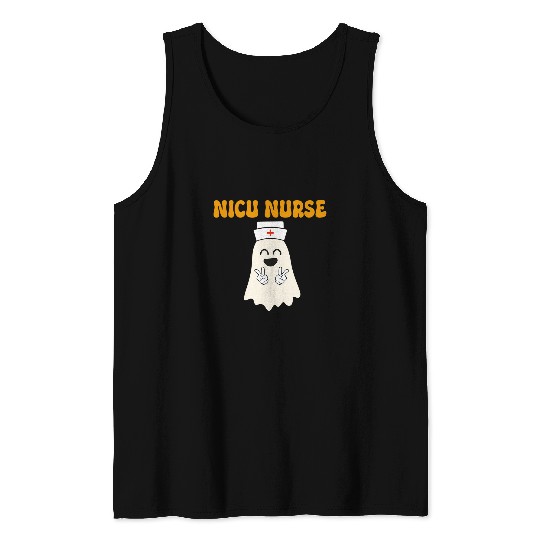 NICU nurses Hospital Party As Funny NICU nurses Halloween Tank Tops