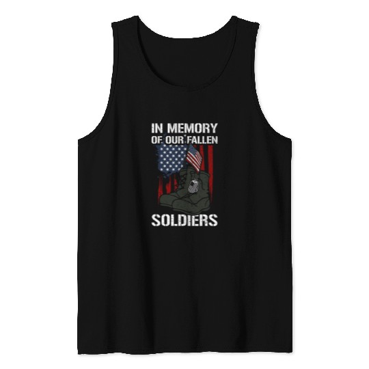 Honoring Heroes In Memory of Our Fallen Sol Memorial Day 1 Tank Tops