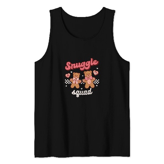 NICU nurses Valentines Day Snuggle Squad Neonatal Mother Baby Tank Tops