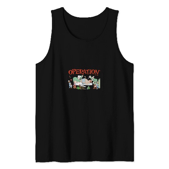 Operation Surgeon Scene Retro Board Game Logo Tank Tops