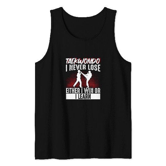 TKD Korean Martial Arts Tae Kwon Do Fighter TaekwondoI Tank Tops