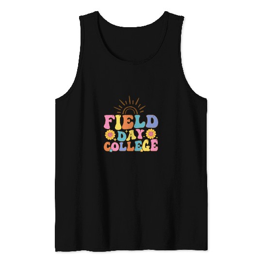 Field Day College  for Teacher Kids Field Day Tank Tops