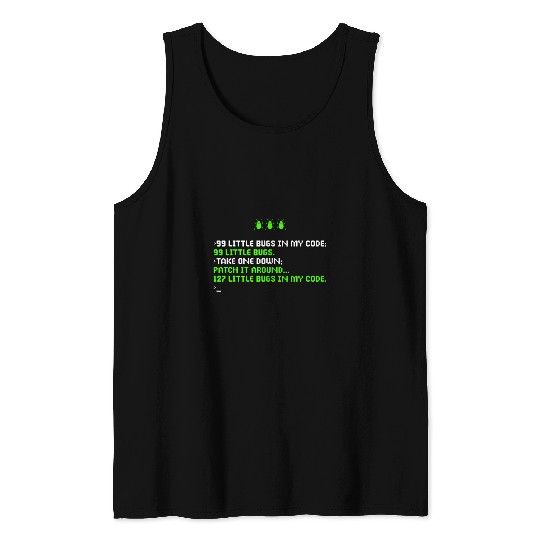 Programmer Developer Programming Coding Software Engineer Tank Tops