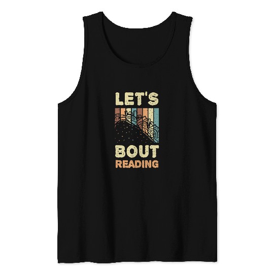Lets Taco Bout Reading for Book Lover Reading Teacher 4 Tank Tops