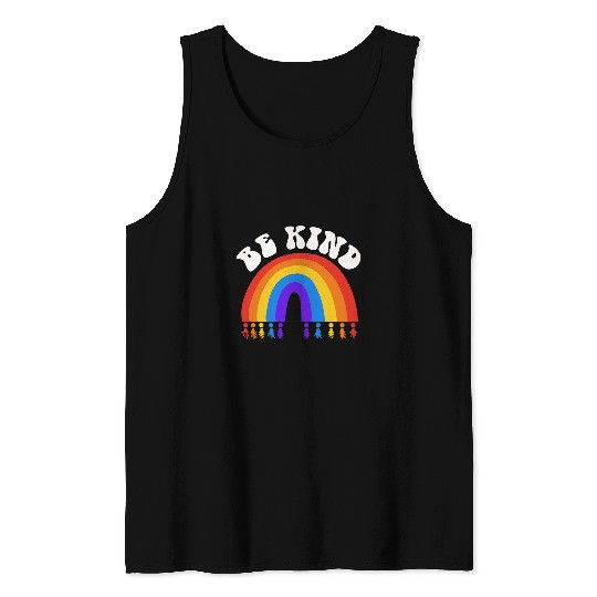 Matching Teacher Student Be Kind Crew Squad School Kindness 2 Tank Tops