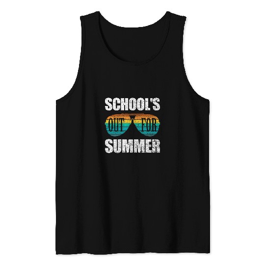 Schools Out For Summer Teacher Summer 11 Tank Tops