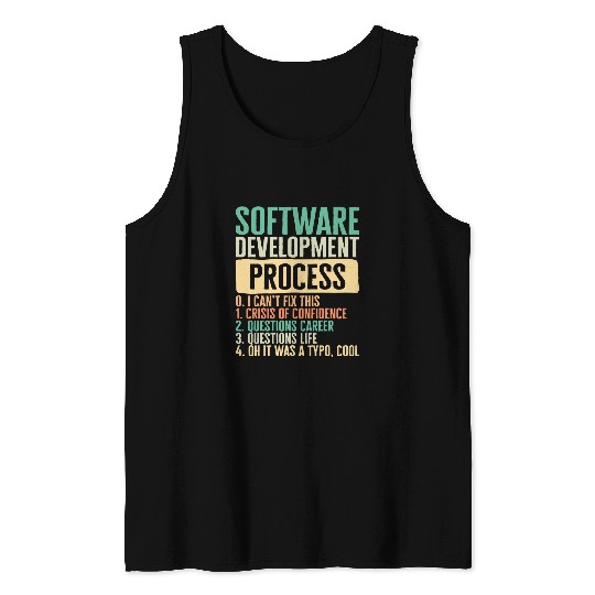 Programmer I Software Development Process 0 Cant Fix 1 Cris Tank Tops