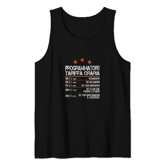 Programmer Hourly Rate Computer Software Developer Tank Tops