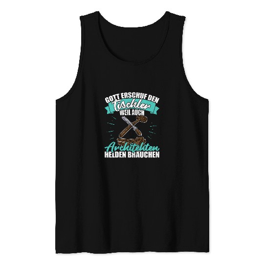 Sawmill Carpenter Carpenter Woodworker Chainsaw Profession 10 Tank Tops