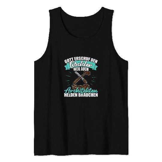 Sawmill Carpenter Carpenter Woodworker Chainsaw Profession 10 Tank Tops