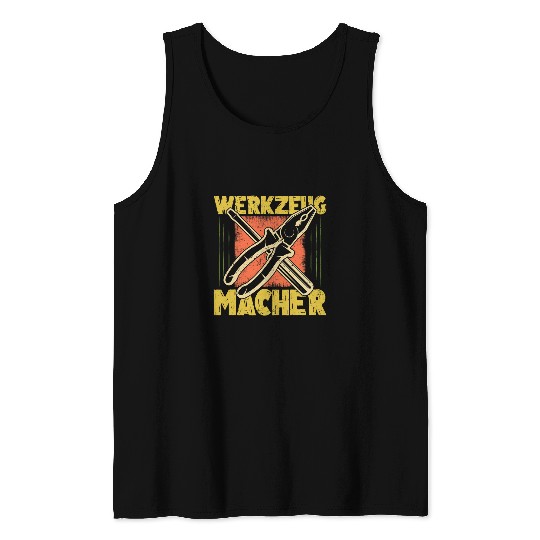 Toolmaker technology manufacturing dad worker technology 2 Tank Tops