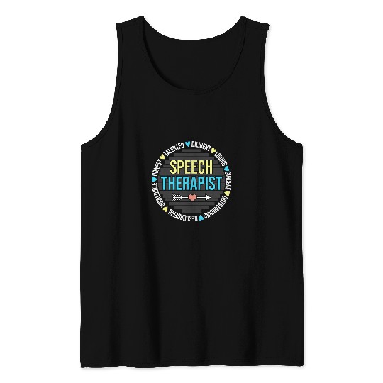 Speech Language Pathologist SLP Speech Therapist Tank Tops