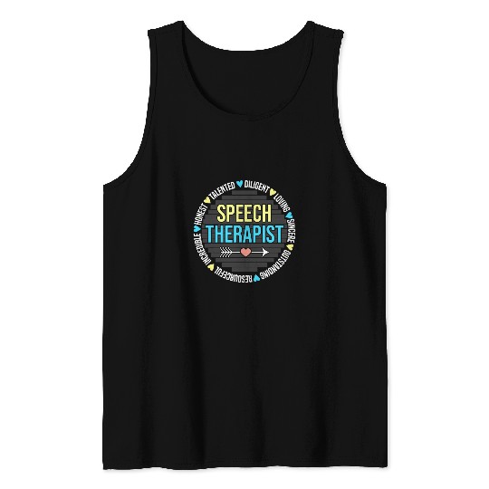 Speech Language Pathologist SLP Speech Therapist Tank Tops