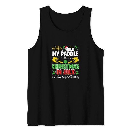 Christmas In July Summer Pickleball Tank Tops