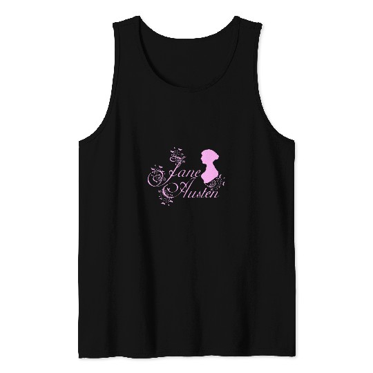Jane Austen Quotes vintages Romantisc Book Club Literary Novel Tank Tops