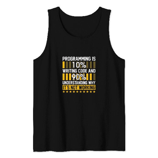 Programmer Software Developer Computer Engineer Coding Tank Tops