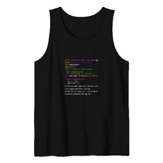 Programming Coding tee Geek Programmer Nerd Developer Tank Tops